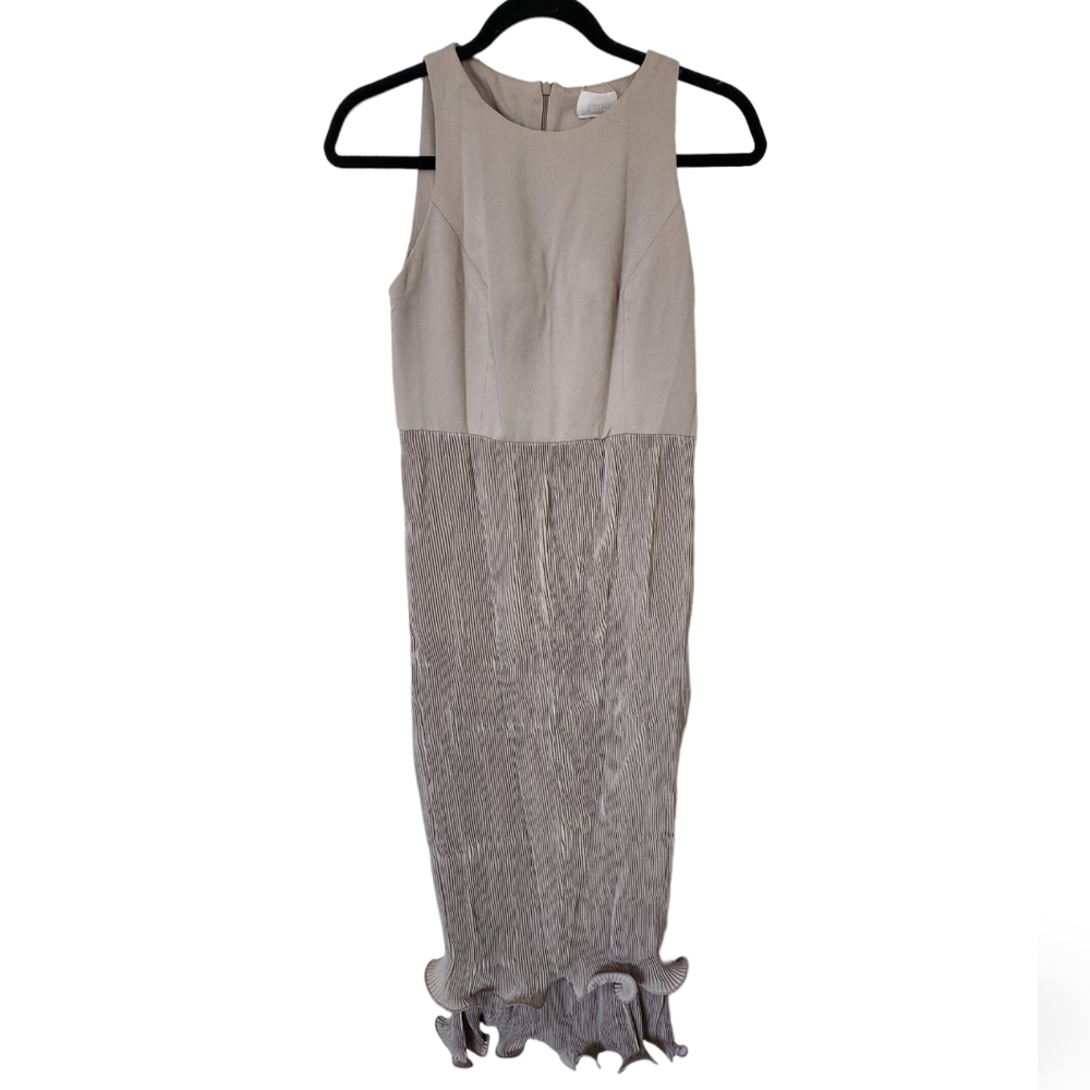 CLAUDE Midi Dress Small Gray Sleeveless New with Tags